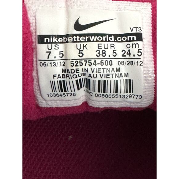 Nike Flex Experience Fireberry Pink 525754-600 Running Shoe Women’s Size 7.5 - Picture 5 of 9